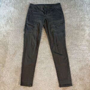 Jolt Junior Cargo Pants Olive Casual Straight Leg Size 9 Y2K Mid Rise F503